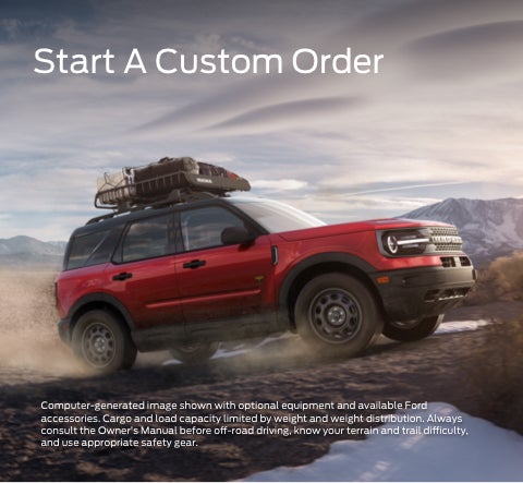 Start a custom order | Hines Park Ford in New Hudson MI