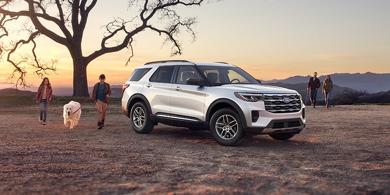 2025 Ford Explorer at the park