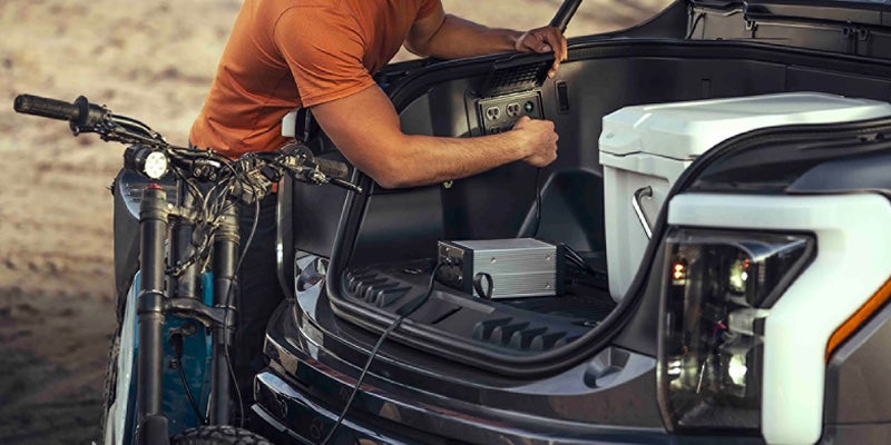 Ford F-150 Lightning Frunk