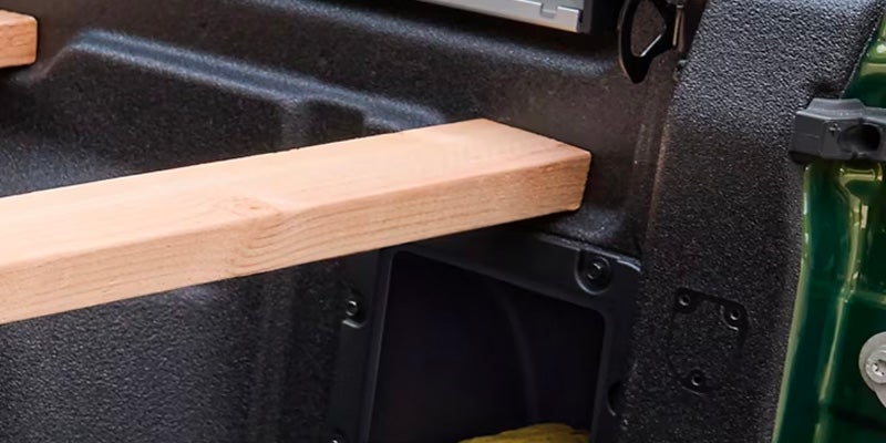 Storage space in the 2025 Ford Maverick in New Hudson, MI