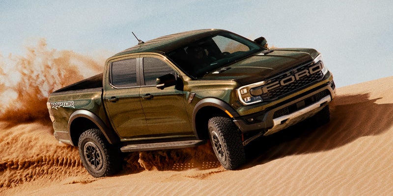 2025 Ford Ranger Driving In Sand