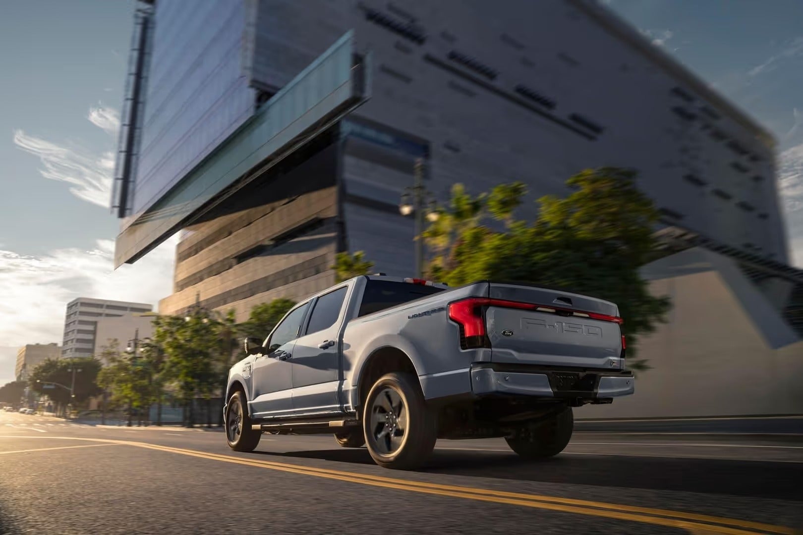 Ford F-150 Lightning in Motion