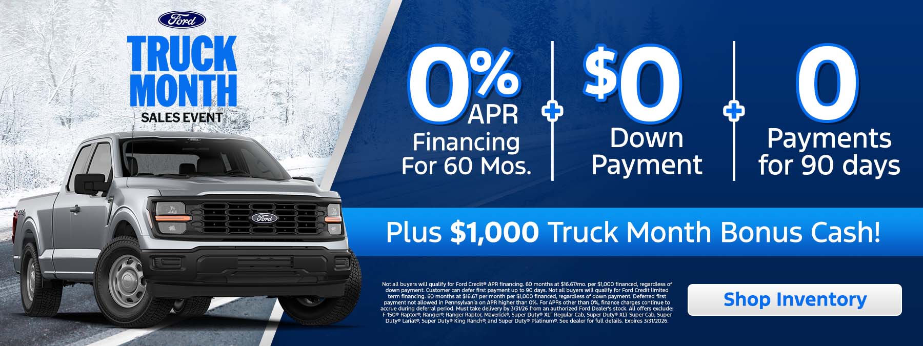 Truck Month Sales Event
